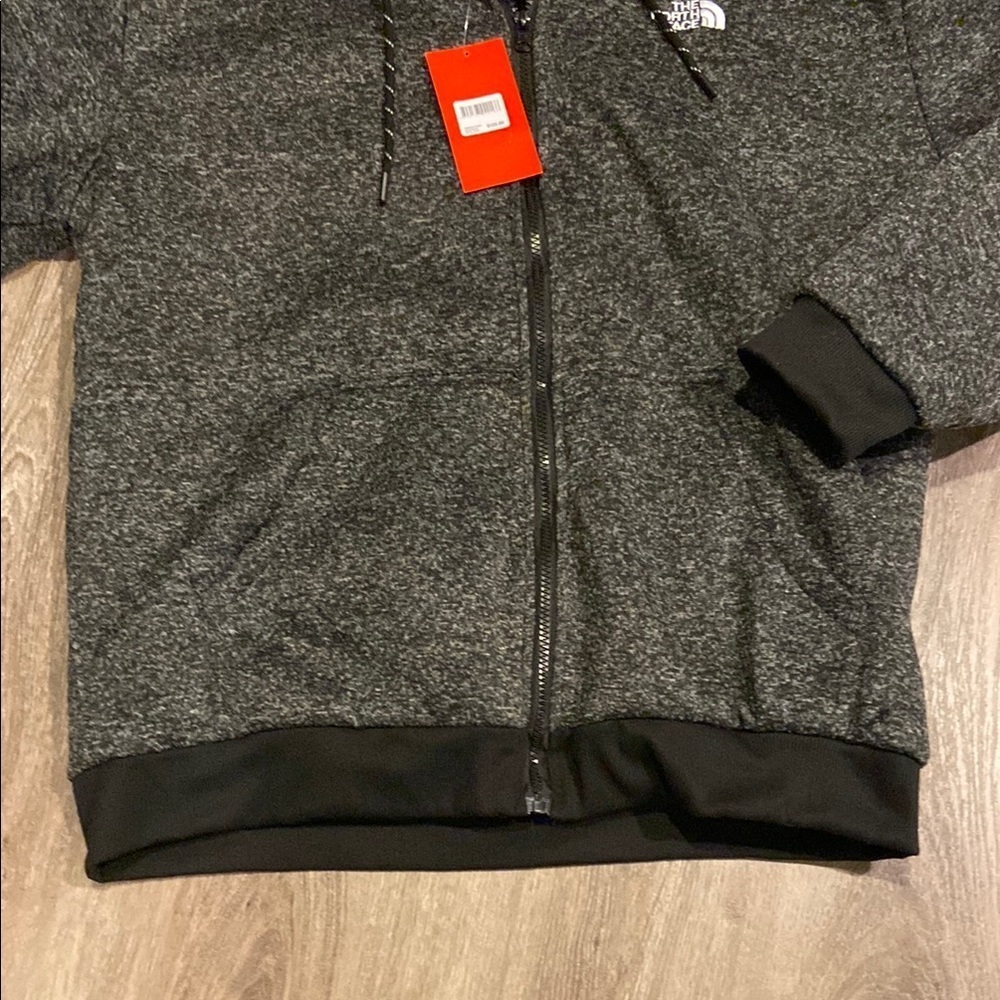 The North Face Men's Hooded Denali Fleece Jacket- Black Size XL NWT - Picture 3 of 9